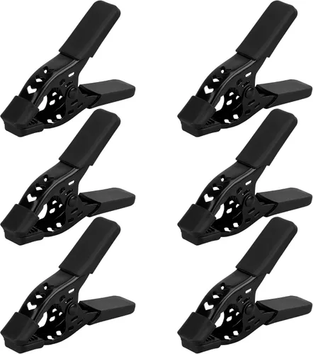 Vista 11 de Abrazaderas de resorte de metal resistentes de 4 piezas de 6 pulgadas: abrazaderas de metal de resorte para carpintería, apertura de mandíbula