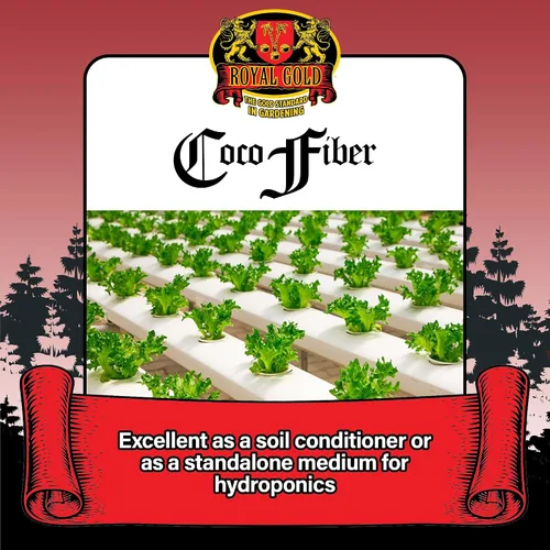 Vista 4 de Royal Gold Medio de cultivo de jardín sin suelo de fibra de coco, 1.76 pies cúbicos, para promover el crecimiento saludable de las plantas