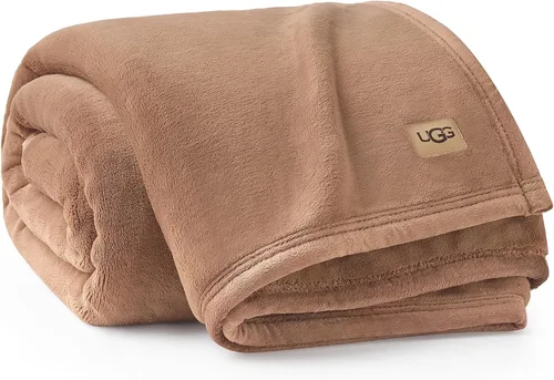 Vista 25 de UGG Coco - Manta acogedora para sofá y cama, 50 x 70 pulgadas, color negro (tinta)