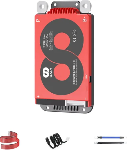 Vista 20 de DALY BMS inteligente con control inalámbrico Bluetooth SOC UART 10S 36V 60A 3.7V Li-ion placa de protección de batería con cables de equilibrio BMS