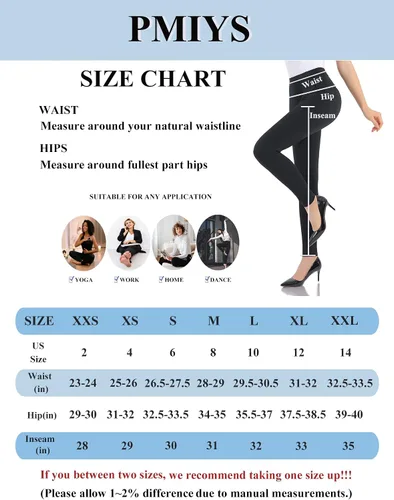 Vista 6 de PMIYS Pantalones de vestir de yoga para mujer elásticos con bolsillos para trabajo