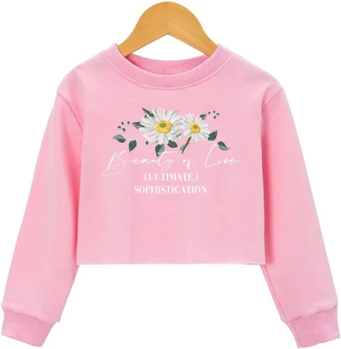 Vista 44 de Camiseta corta para niñas y niños, linda sudadera estética con gráficos de dibujos animados para adolescentes