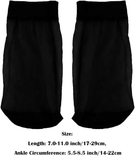 Vista 7 de YiZYiF 3 pares de calcetines sedosos transparentes para hombres y mujeres, sobre el tobillo, elásticos, delgados, transparentes, medias frescas