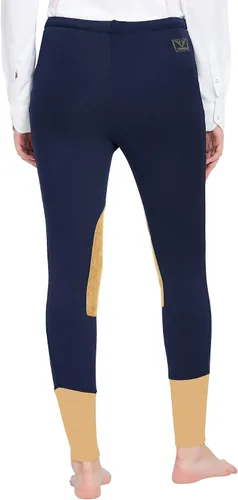 Vista 3 de TuffRider Unifleece - Pantalones de invierno para mujer, color azul marino, 26 EU