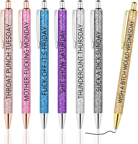 Vista 8 de AUAUY 10 bolígrafos de dibujos animados, bonitos bolígrafos de orejas de personaje con cabeza de ratón, bolígrafo retráctil, multicolor jumbo