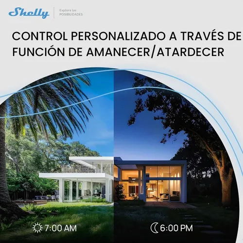 Vista 6 de Shelly 1 Gen3, interruptor de relé inteligente WiFi con contactos secos, 1 canal 16A, compatible con Alexa, Home Assistant, SmartThings y Google