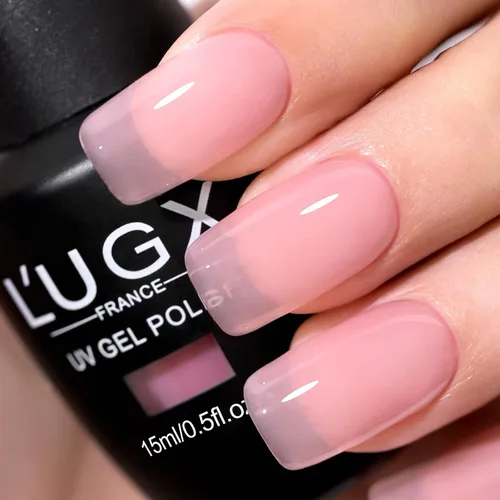 Vista 10 de L'UGX Esmalte de Uñas en Gel Negro Navideño 15ML (0.5 onzas líquidas) Removible Colores de Gel UV para Arte de Uñas Manicura y Pedicura DIY en Casa