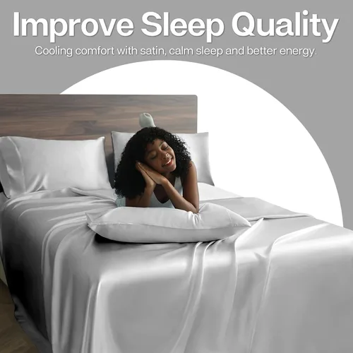 Vista 255 de MR&HM - Funda de almohada de satén