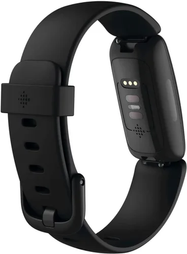 Vista 4 de Fitbit Inspire 2 rastreador de salud y fitness con una prueba gratuita de 1 año Fitbit Premium, frecuencia cardíaca 24/7, negro/negro, talla única