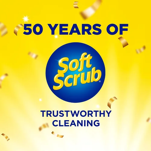 Vista 10 de Soft Scrub Limpiador de superficies multiusos, limón, 36 onzas líquidas Removes tough grime and stains, safe for use on sinks and counters
