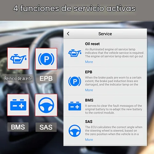Vista 3 de Herramienta de programación Autel TPMS MaxiTPMS ITS600 Lectura/Activa/Relearn TPMS Sensor Sensor MX Sensor AutoVIN VINscan