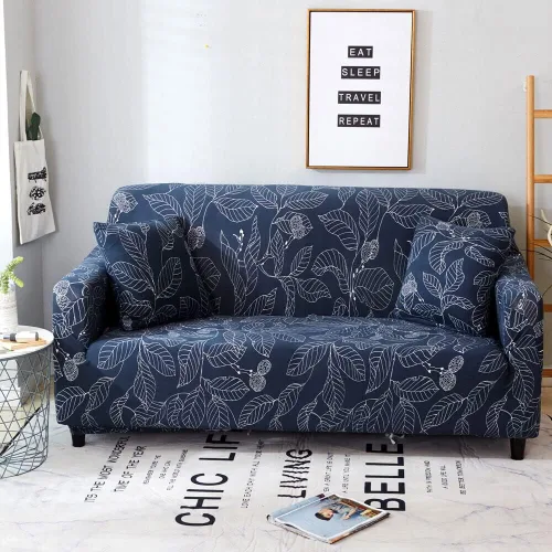 Vista 21 de ele ELEOPTION Fundas de sofá biplaza de alta elasticidad para sofá de 2 cojines, fundas de sofá biplaza para protector de muebles, juego de sofá