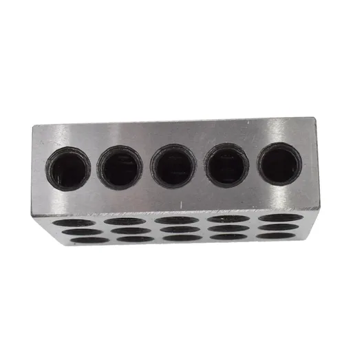 Vista 4 de 1 par de 1-2-3 bloques emparejados par con 23 agujeros de precisión Machinist Fresado 0.0002 in apto para fresadora plantilla