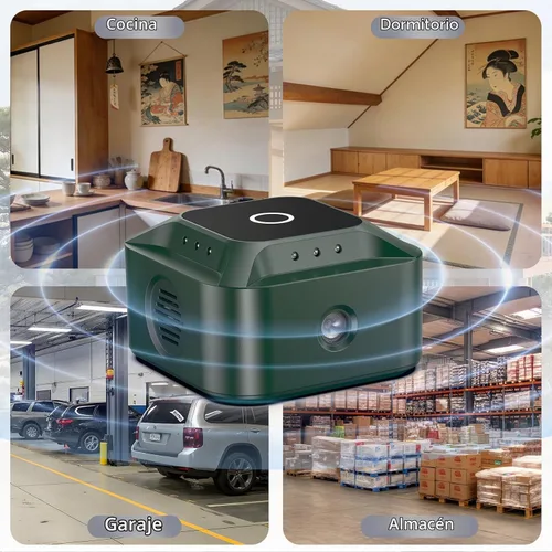 Vista 8 de Enchufe repelente de ratón ultrasónico 2026, 4 modos de dispositivos repelentes de roedores para interiores con luz estroboscópica LED, disuasorio