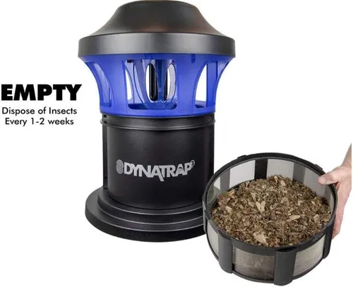 Vista 2 de DynaTrap DT1775. Trampa para mosquitos y otros insectos voladores de 1 acre – Mata mosquitos, moscas, avispas, jejenes y otros insectos voladores