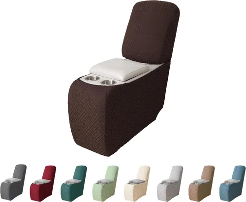 Vista 88 de Fundas de sofá reclinable seccional 100% impermeables para sofá reclinable en forma de L, funda de sofá modular de esquina en forma de L, fundas