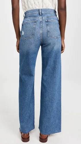 Vista 3 de DL1961 Hepburn pierna ancha para mujer jeans vintage de tiro alto