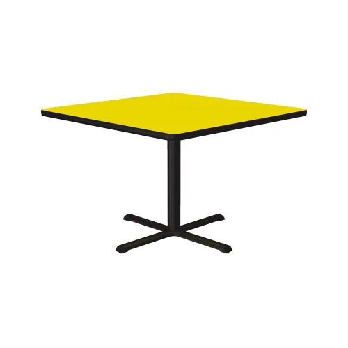 Vista 32 de Correll - Mesa cuadrada de pub de 24 pulgadas, mesa de cóctel de comedor de 29 pulgadas de alto, parte superior laminada de alta presión de granito