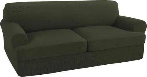 Vista 51 de Turquoize Funda para sillón con cojín en forma de T para sala de estar, funda elástica para sofá, funda suave para sillón, fundas de muebles