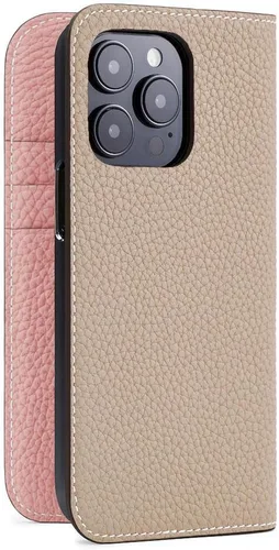 Vista 11 de BONAVENTURA Funda para smartphone Diary [iPhone15 Pro, negro x Etoupe] BODTR15P-BKET