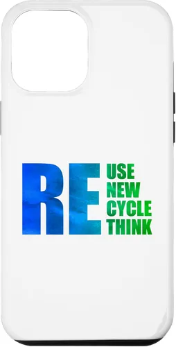 Vista 6 de iPhone 14 Reutilizar Renovar Reciclaje Repensar Salvar Día de la Tierra Klima Umwelt Case