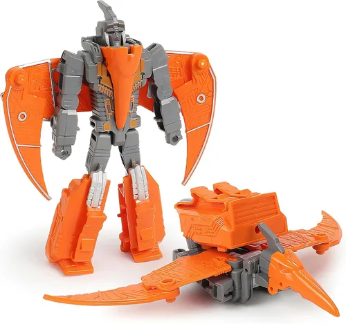 Vista 3 de Juguetes transformables de robot dinosaurio 5 en 1, figuras de acción de dinosaurio de deformación de guerras de rescate para niños de 6 a 12 años