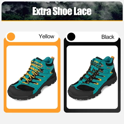 Vista 9 de R CORD Hiking Shoes Women Waterproof Shoes for Women Comfortable Lightweight Non-Slip Women's Hiking Shoes Walking Trekking Camping Tennis