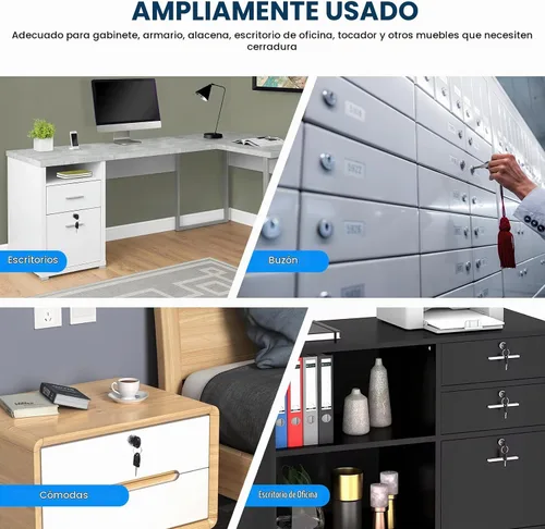 Vista 7 de SDTC Tech Kit de cerradura de cajón de escritorio y perforador de puerta, diámetro de apertura de 0.75 pulgadas / 0.748 in para paneles de puerta