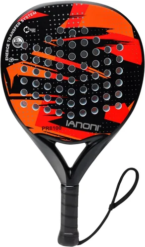 Vista 13 de Pala de pádel Superficie de Fibra de Carbono con núcleo de espuma EVA Memory Flex Pala de pádel ligera