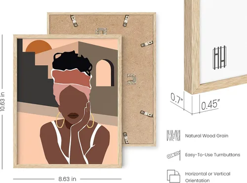 Vista 3 de HAUS AND HUES Arte de pared de mujer negra, juego de 6 impresiones de mujeres afroamericanas, arte africano para sala de estar, fotos de mujeres