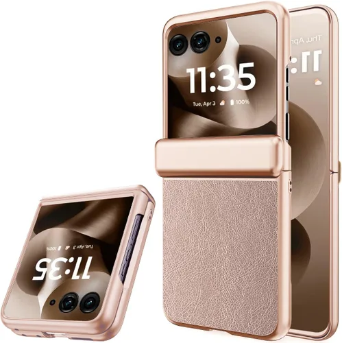 Vista 18 de NINKI Funda para Motorola Razr 60 Ultra con protector de pantalla integrado, protección de bisagra a prueba de golpes, resistente, ultra delgada