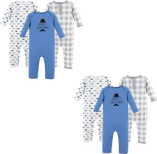 Vista 23 de Hudson Baby - Overol unisex de algodón para bebé Manzana