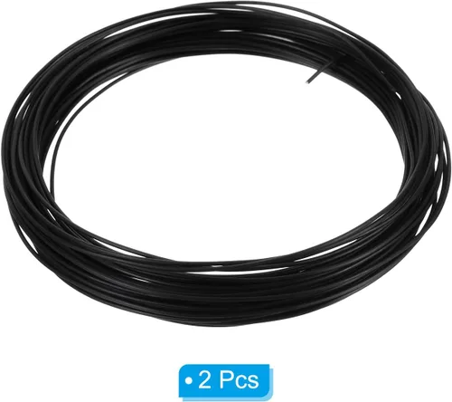 Vista 3 de PATIKIL Alambre de entrenamiento para bonsái de 0.039 pulgadas, 2 rollos de tallos de alambre floral de aluminio anodizado para árbol de 65.6 pies