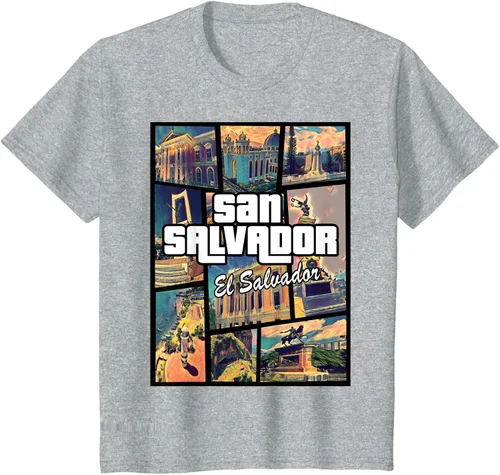 Vista 52 de Camiseta Orgullosa de San Salvador Capital El Salvador