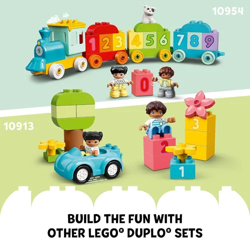 Vista 6 de LEGO DUPLO - Juguete de camión del alfabeto de la ciudad, juguetes educativos y de aprendizaje para niños y niñas en edad preescolar, a partir de 2