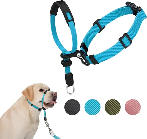 Vista 10 de SVD.PET Collar de cabeza de perro sin tirones para paseos más fáciles, protector a prueba de mordeduras para aumentar la comodidad, diseño simple