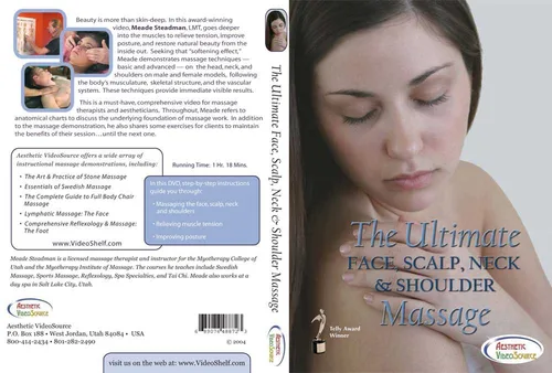 Vista 2 de The Ultimate Face, Scalp, Neck & Shoulder Massage DVD. Learn Massage Therapy Techniques from Meade Steadman. Get Training On How To Do Deep Tissue