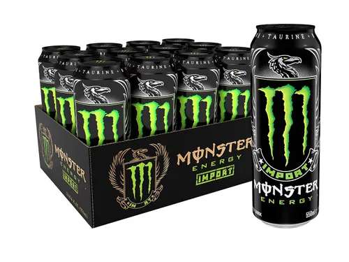 Vista 8 de Monster Energy Electric Blue, bebida energética, 16 onzas (paquete de 15)