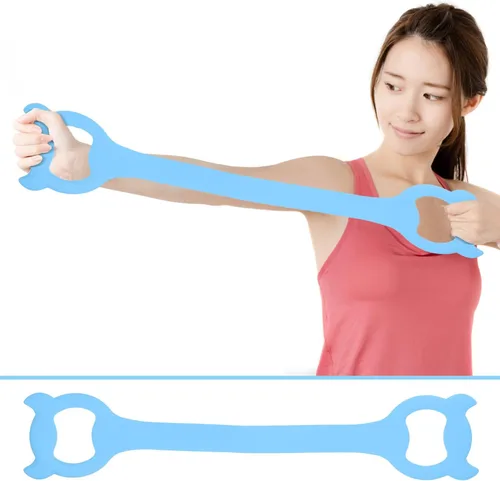 Vista 8 de Banda de resistencia resistente para mujeres, correa elástica para yoga, portátil, equipo de fitness en casa para entrenamiento de cuerpo completo