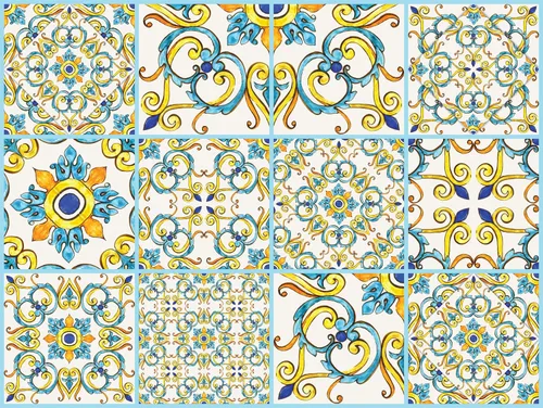 Vista 3 de IRI-GIRI Adhesivos para azulejos de loseta en muro Calcomanías de pared de vinilo impermeables de 4 x 4 pulgadas para cocina y baño Azulejos
