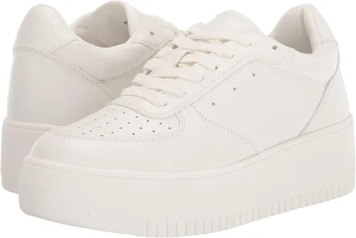 Vista 7 de Steve Madden Rocket Lace Up Boyfriend Chunky Platform Sneakers White