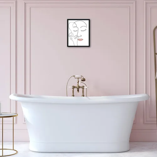 Vista 6 de Merrleem Lienzo decorativo para pared de baño, decoración humorística de baño de mal olor, divertido póster de pared para inodoro