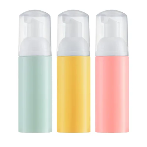 Vista 20 de Botella de espuma de 2 onzas con bomba dorada, dispensadores de espuma de viaje vacíos para jabón, champú, 3 Colores Mini travel size foamer