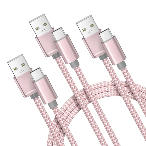 Vista 24 de Basesailor Cable de carga USB tipo C de 1 pie, paquete de 2, cable de carga para automóvil para el nuevo iPhone 17 Air 16 Pro Max Plus, Samsung