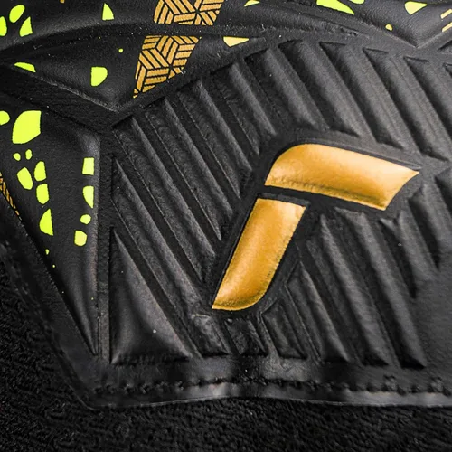 Vista 7 de Reusch Attrakt Infinity - Guantes de portero de fútbol, flexibles y Negro/Dorado