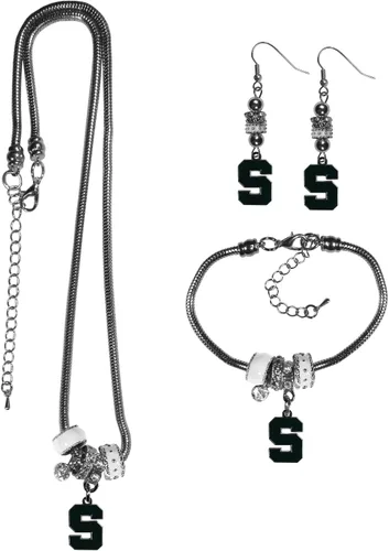 Vista 17 de Siskiyou Sports NCAA Euro Bead Jewelry - Juego de 3 piezas para mujer