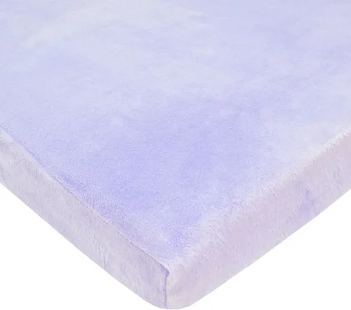 Vista 18 de TL Care Heavenly Soft - Sábana bajera ajustable de felpilla para cuna de 24 x 38 pulgadas, cálida y acogedora, color azul, para niños y niñas, se
