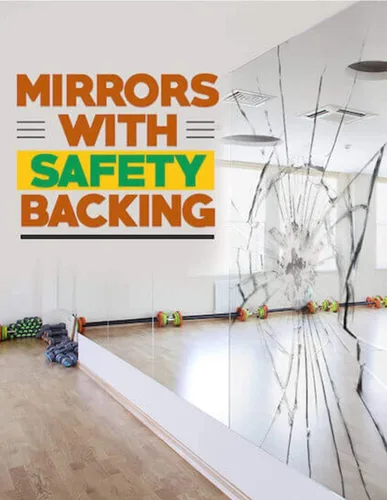 Vista 6 de Fab Glass and Mirror Espejo grande para gimnasio en casa de 48x72 - Panel de pared de vidrio templado HD de longitud completa - Pantalla profesional
