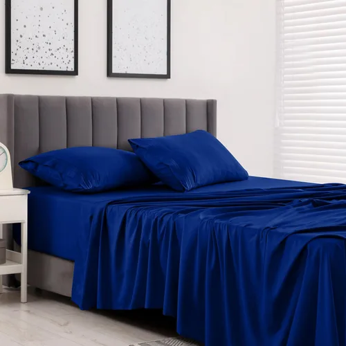 Vista 43 de LUX Décor - Juego de sábanas Twin de microfibra ultrasuave de 3 piezas con sábana encimera, sábana bajera de 16 pulgadas de profundidad y funda