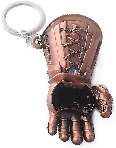 Vista 2 de Llavero Xwbella, llavero con guantelete infinito, regalos geniales para hombres, marido, novio